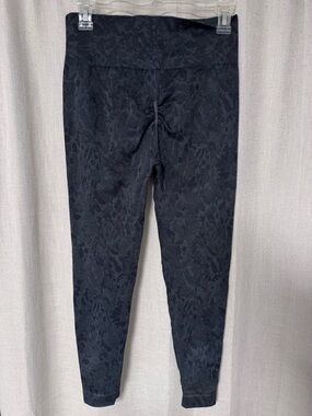 Gymshark Black Textured High-Rise Leggings